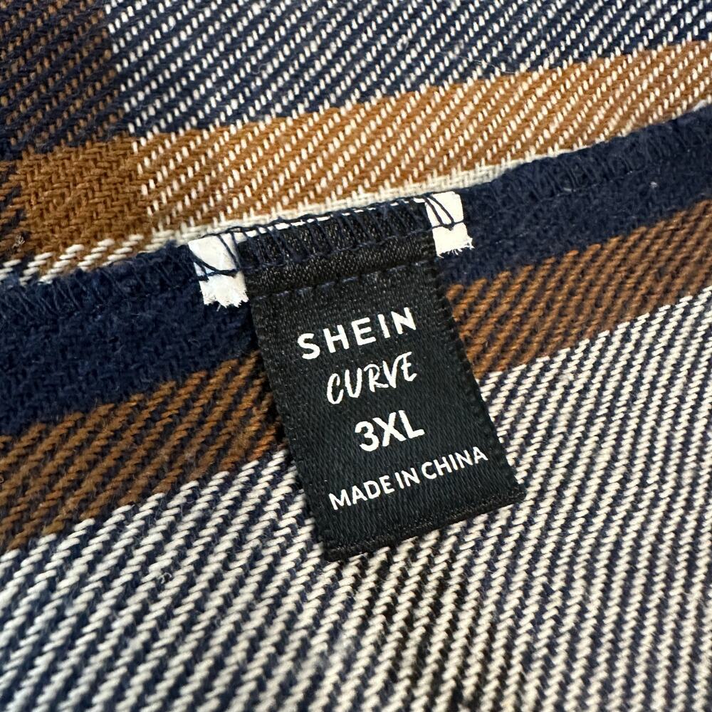 Montana State University Bobcats Plaid Flannel Shirt 3XL Football MSU Tailgate - Picture 5 of 6
